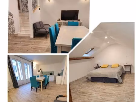 loue duplex 2chambres meublés