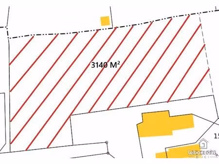 terrain 3140 m² lombron