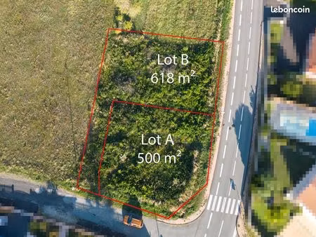 terrain 618 m² chatel guyon