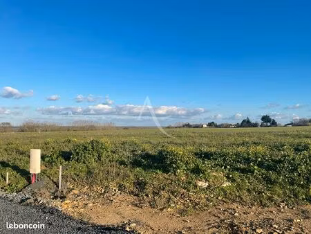 terrain 419 m² chaille les marais