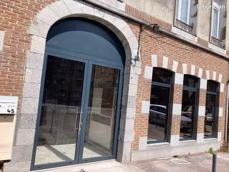 grand local commercial brut centre-ville de maubeuge
