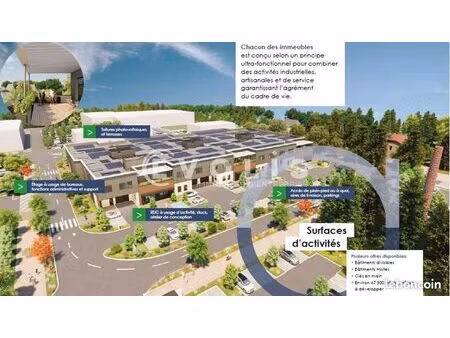 local d'activité 615 m²