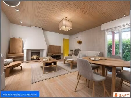plage a 6 mn/ garages / maison 118m²/ ter 834m²