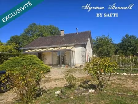 maison plain-pied 2 chambres  jardin  garage  puits  point d'eau