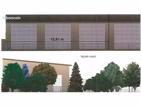 à louer – hangar atelier 100 m² – chanac