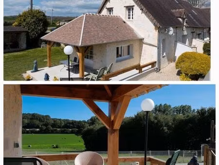 meublé avec terrasse abritée et jardin idéal pour déplacement pro