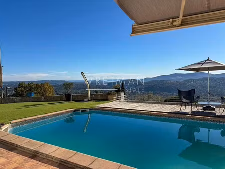 belle villa avec vue mer magnifique - cabris