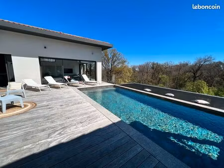 villa contemporaine avec piscine + studio indépendant