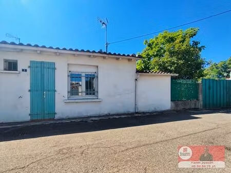 maison de village pinsaguel 2 pièce(s) 43 m2 - jardin de 100m²