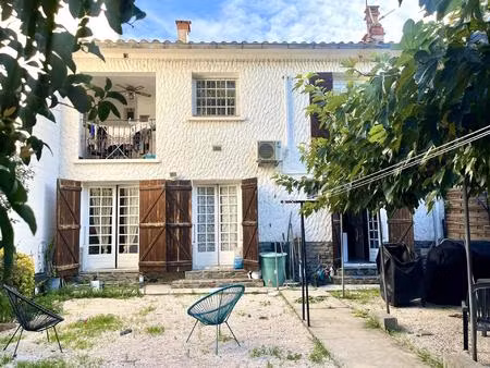 vente villa t4  garage et buanderie  plein centre du village  66330 cabestany.