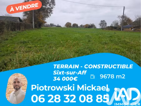 vente terrain à bâtir 9 678 m²