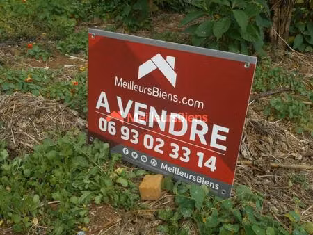 terrain de 815 m² dont environ 300 m² constructible  cos 0 60