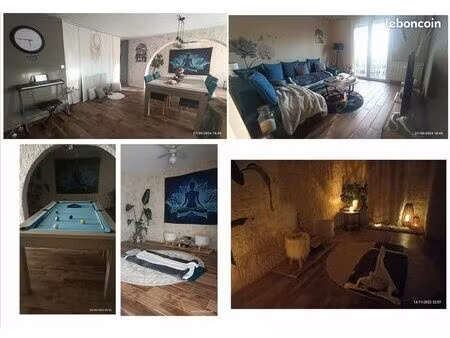 maison 125m2 4ch 2sdb dont dependance intimiste 35m2 double terrasse jardin 600m2 au calme