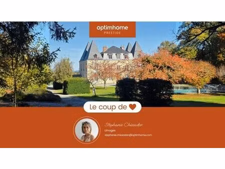 vente maison 12 pièces 633 m² châteauneuf-la-forêt (87130)