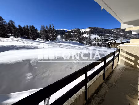 pied de piste - appartement 6 couchages 40 m2 avec balcon et casier