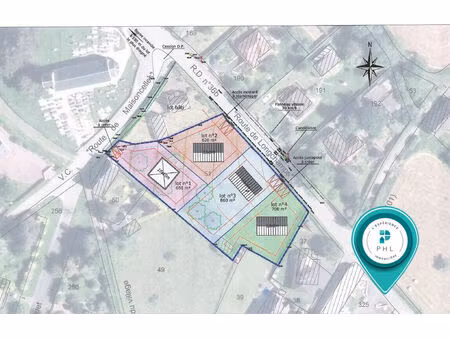 terrain a batir viabilisé hors lotissement  655 m² sur vacognes-neuilly