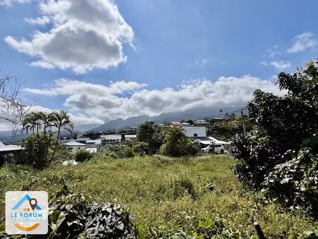 vente terrain 400 m² à le tampon (97430)  113 000 €