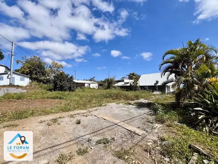 vente terrain 430 m² à le tampon (97430)  118 000 €