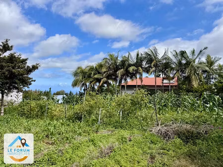 vente terrain 610 m² à le tampon (97430)  191 000 €