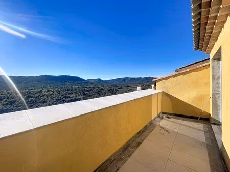 f2 neuf avec terrasse tropézienne  clé en main  cuisine équipée  vue collines  à 20 min de