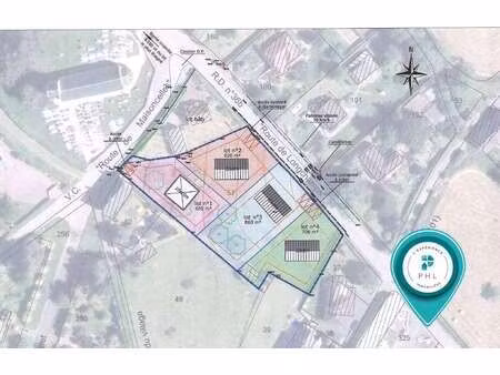 vente terrain à évrecy (14210) : à vendre / 655m² évrecy