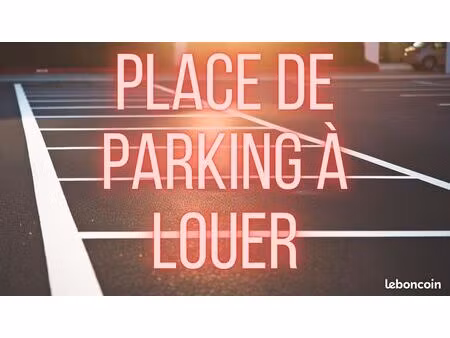 place de parking à louer – 50 / mois