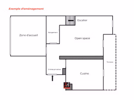 local d'activité - 6 pièces avec vitrine -137 m2 - rumilly