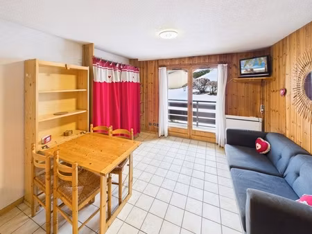 haute savoie (74)  à vendre morillon - domaine skiable du grand-massif - studio 21 5 m²