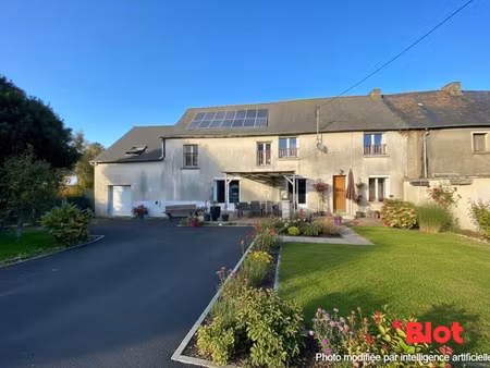 blot immobilier a vendre quedillac (35290) longère - 4 chambres garage  hangar terrain de 