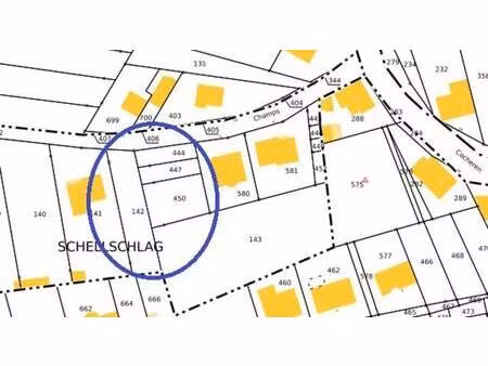 terrain constructible à vendre