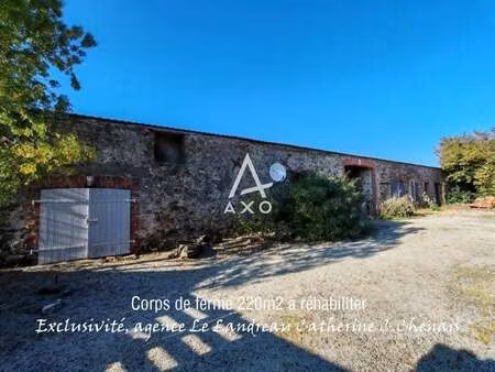 vente longère et corps de ferme au landreau (44430) : à vendre / 229m² le landreau