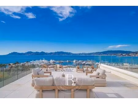 cannes croisette palm beach - penthouse - 4 pieces - vue mer panoramique