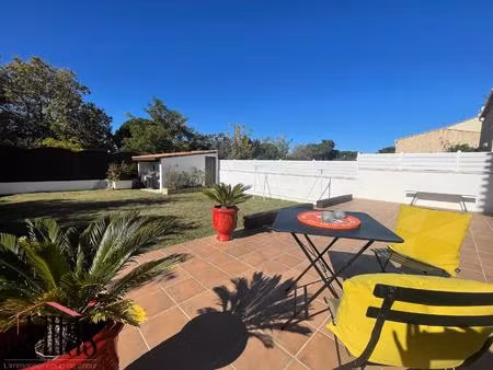maison familiale à béziers : 3 chambres  bureau  espace de loisir  jardin et garage