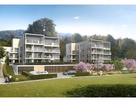 appartement t2 avec vue lac  garage et prestations haut de gamme à évian-les-bains