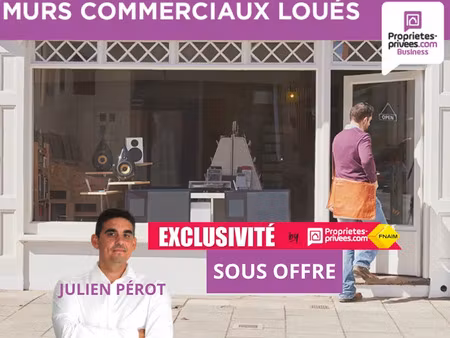 hyper centre de saint-brieuc - murs commerciaux loues  emplacement premium