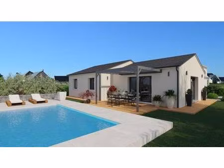 terrain avec maison neuve à vendre