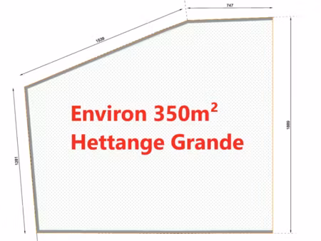 en vente terrain non constructible 350 m² – 158 000 € |hettange-grande