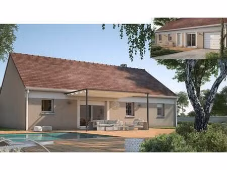 terrain avec maison neuve à vendre