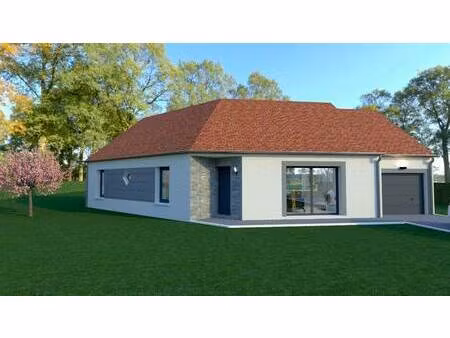 terrain avec maison neuve à vendre