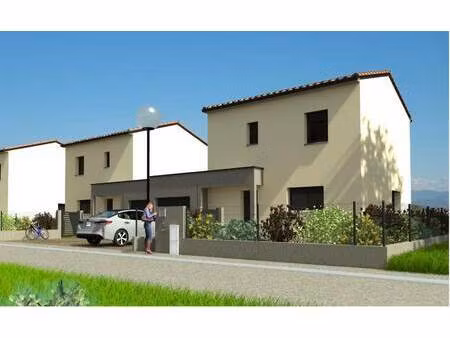 terrain avec maison neuve à vendre