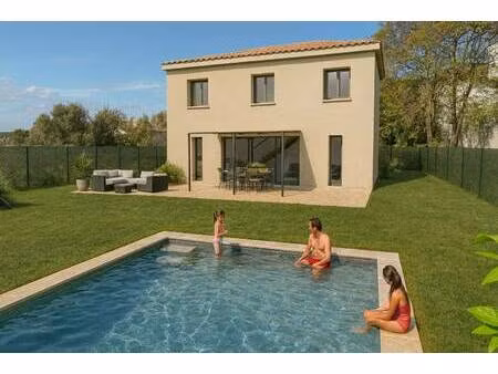 terrain avec maison neuve à vendre