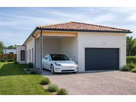 terrain avec maison neuve à vendre