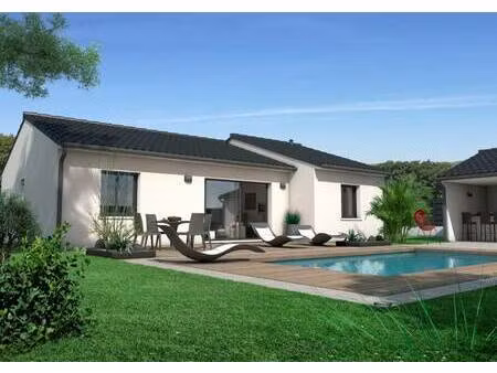 terrain avec maison neuve à vendre