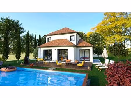 terrain avec maison neuve à vendre