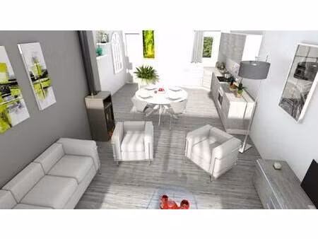 terrain avec maison neuve à vendre