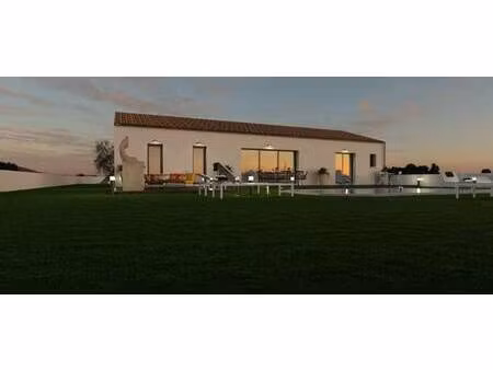 terrain avec maison neuve à vendre