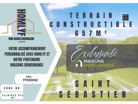 terrain 657m2 saint-sébastien-sur-loire