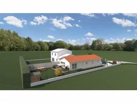 terrain avec maison neuve à vendre