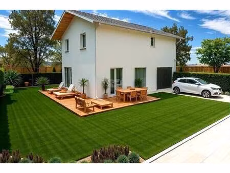 terrain avec maison neuve à vendre