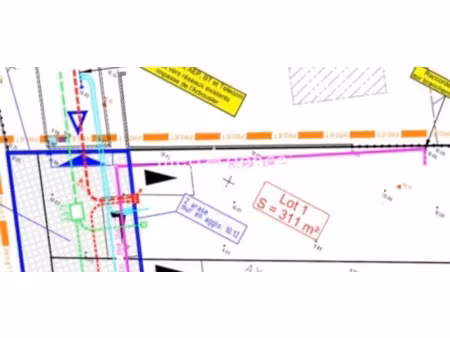vente terrain 311 m² à aimargues (30470)  135 000 €